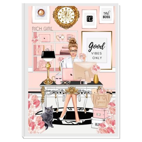 GOOD VIBES ONLY (light blond) - дизайнерски RICH GIRL планер