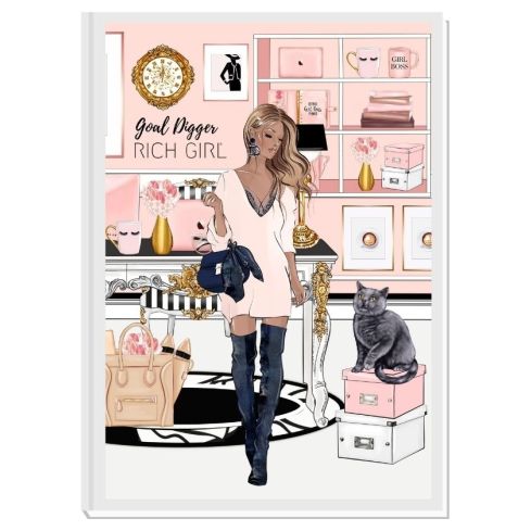 GOAL DIGGER (blond) - дизайнерски RICH GIRL планер