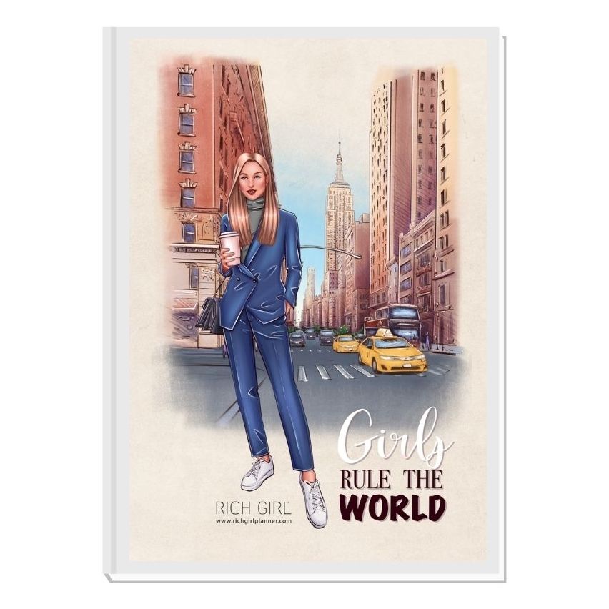 GIRLS RULE THE WORLD 3/ Blond Avatar - финансов RICH GIRL планер 